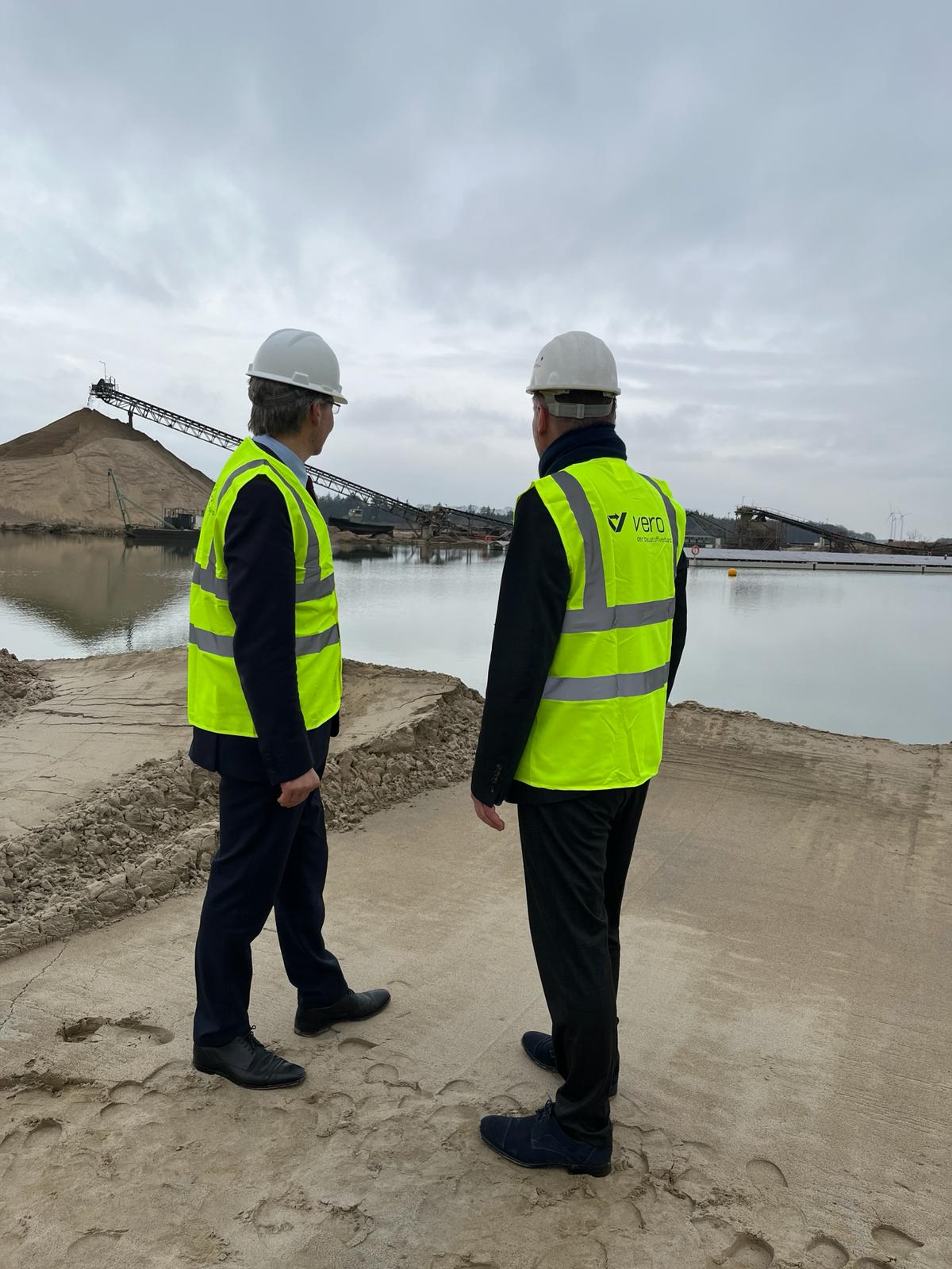 Christian Strunk und Raimo Benger bei Hülskens Holding GmbH & Co. KG