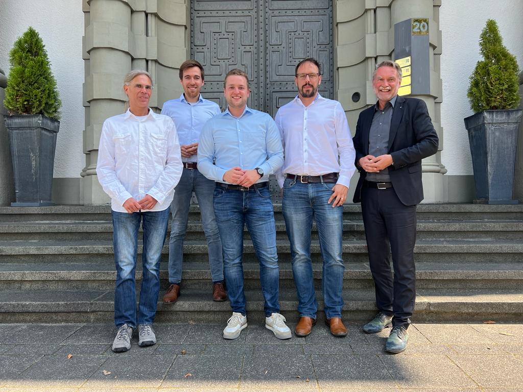 Raimo Benger und Alexander Groß bei der Basalt-Actien-Gesellschaft